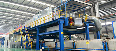 Linha de revestimento de cor