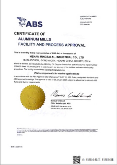 Certificação de Fábrica de Fundição e Aprovação de Processos pela ABS